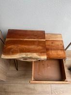 Bijzet- / koffietafel, Ophalen, Gebruikt, Rechthoekig, Hout