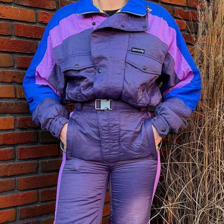 Vintage Retro Skipak (XS), Kleding | Dames, Wintersportkleding, Gedragen, Pak, Maat 34 (XS) of kleiner, Ophalen of Verzenden