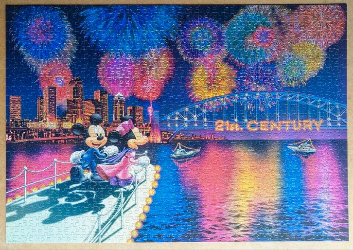Disney puzzel Tenyo, Hobby en Vrije tijd, Denksport en Puzzels, Zo goed als nieuw, Legpuzzel, 500 t/m 1500 stukjes, Ophalen of Verzenden