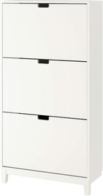 Ikea stall schoenenkast met 3 vakken 79x29x148 cm wit, Huis en Inrichting, Kasten | Schoenenkasten, Ophalen, Zo goed als nieuw