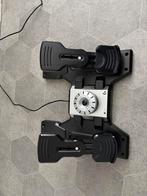 Logitech rudder pedals - flight sim, Computers en Software, Joysticks, Ophalen of Verzenden, Zo goed als nieuw