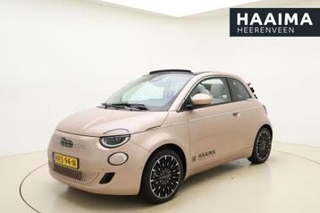 Fiat 500e C La Prima 42 kWh Cabriolet | Navigatie | Stoelver beschikbaar voor biedingen