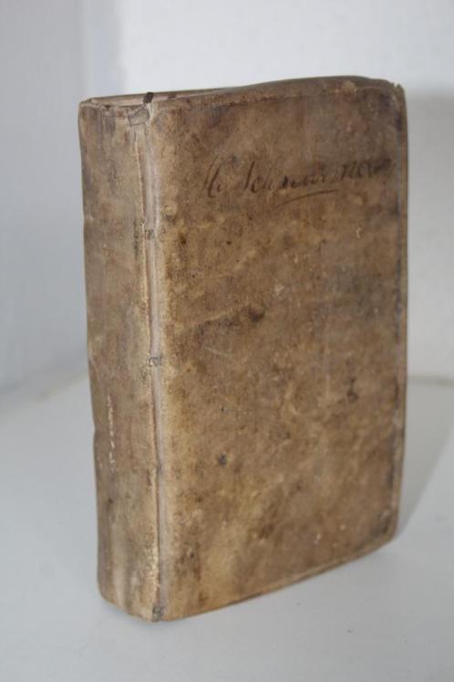J.C. Mayvogel - Gulden-Spiegel (1763, perkament en plaatjes), Antiek en Kunst, Antiek | Boeken en Bijbels, Ophalen of Verzenden