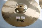 NIEUW! Stagg Myra hihat bekkens 944/1075gr. 13 inch  <230324, Ophalen of Verzenden, Nieuw, Drums of Percussie