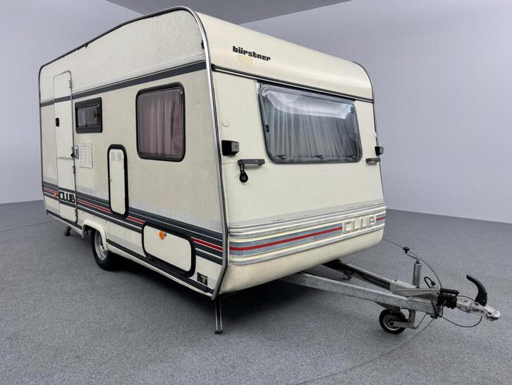 Bürstner Club Stapelbed Voortent IN GOEDE STAAT, Caravans en Kamperen, Caravans, Bedrijf, tot en met 4, Overige, Bürstner, Dwars-stapelbed