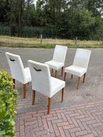 4 Eetkamerstoelen GRATIS | merk Goossens meubelen, Ophalen of Verzenden, Gebruikt, Stof, Vier