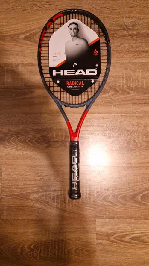 Head - Radical Elite / Grip 2 + 3, Sport en Fitness, Tennis, Nieuw, Racket, Head, L2, Ophalen of Verzenden