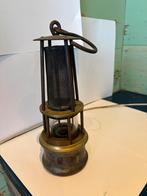 Antieke Mijnlamp – 27 cm – Breed Model – Verzamelstuk, Ophalen of Verzenden