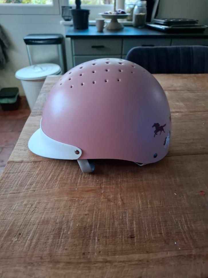 Roze cap, Dieren en Toebehoren, Paardrijkleding, Kinderen, Cap, Ophalen