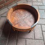Houten bijzettafel met mandala, Overige houtsoorten, Minder dan 50 cm, Gebruikt, Landelijk, Bohemian