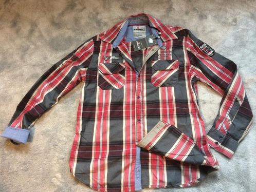 Prachtig Nieuw trendy ruit overhemd v. Twinlife mt L, Kleding | Heren, Overhemden, Nieuw, Halswijdte 41/42 (L), Rood, Ophalen of Verzenden