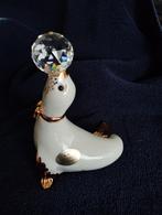 R.G. porseleinen zeehond beeld met Swarovski kristal, Ophalen of Verzenden, Zo goed als nieuw