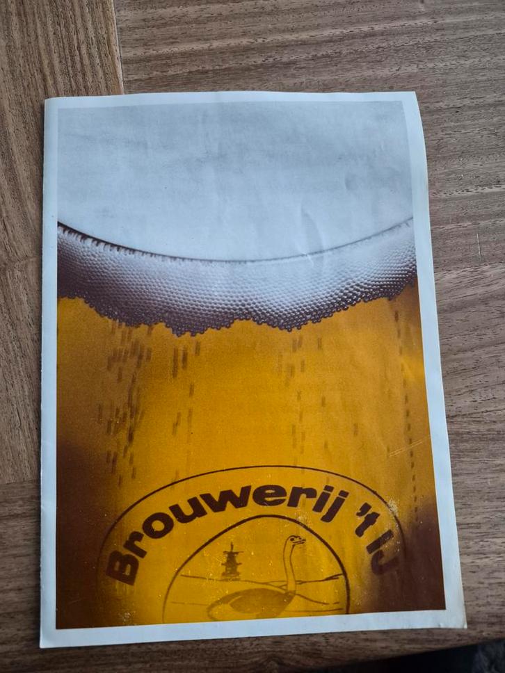 Flyer Brouwerij 't IJ > opening vd brouwerij, Verzamelen, Biermerken, Ophalen of Verzenden