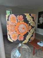 Lampenkap van vintage syop XL, Huis en Inrichting, Lampen | Lampenkappen, Beige, 25 tot 50 cm, Rond, Ophalen of Verzenden