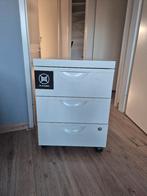 Metalen bureauladekast, Ophalen, Minder dan 50 cm, Zo goed als nieuw, 3 of 4 laden