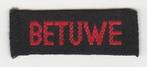 Straatnaam / naamlint BETUWE, Verzenden, Landmacht, Nederland, Embleem of Badge