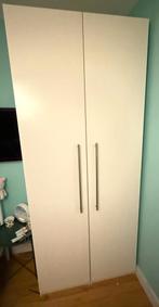 Dubbele Ikea Pax kast (100x58x236), leg, hang en mand - wit, 200 cm of meer, 50 tot 100 cm, Zo goed als nieuw, 50 tot 75 cm