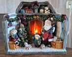 Heel mooi, nostalgisch kerst tafereeltje met lichtje, Diversen, Kerst, Ophalen, Gebruikt