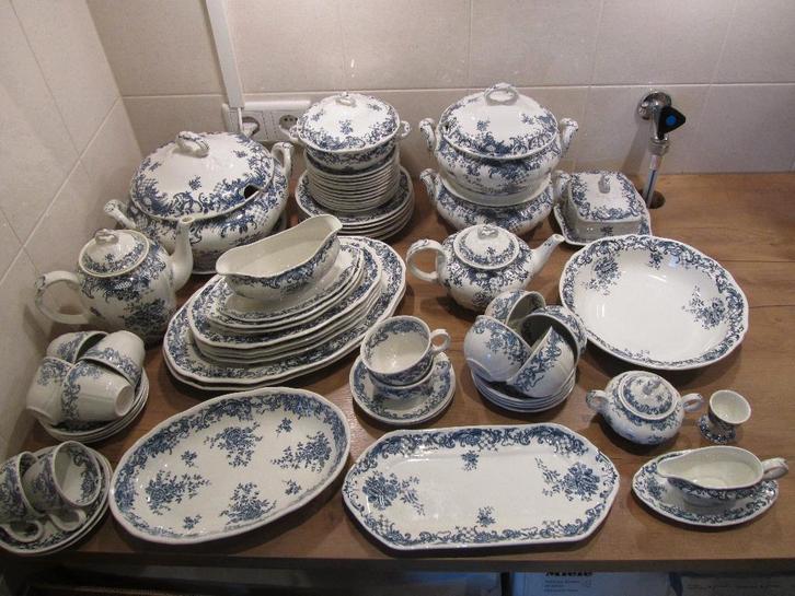 Valeria blauw Villeroy en Boch serviesdelen, Huis en Inrichting, Keuken | Servies, Zo goed als nieuw, Overige typen, Overige stijlen