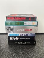 Leesboeken over voetbal o.a. Johan Cruijff, Derksen en Kieft, Michel van Egmond, Ophalen of Verzenden, Zo goed als nieuw, Balsport