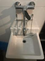 Duravit uitstort gootsteen met Grohe mengkraan, Doe-het-zelf en Verbouw, Sanitair, Ophalen of Verzenden, Gebruikt, Kraan