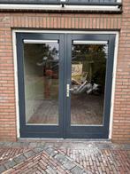 Dubbeldeurkozijn met hardstenen dorpel, Doe-het-zelf en Verbouw, Ophalen, Gebruikt, Buitendeur, Hout
