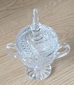 bonbonniere met losse deksel, kristalglas, volgnr 35, Ophalen of Verzenden
