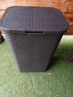 Bruine rattan was -/ opberg -/ prullenmand, Huis en Inrichting, Ophalen, Zo goed als nieuw, Bruin