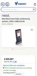 neat frame teams new box video conferencing, Ophalen of Verzenden, Nieuw, 60 Hz of minder, LED