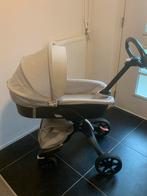 Stokke Kinderwagen Lichtgrijs + Extra Zitje, Kinderen en Baby's, Kinderwagens en Combinaties, Gebruikt, Kinderwagen, Overige merken