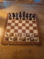 Schaakset Tournament 5 Hout 48 x 48 cm, Een of twee spelers, Ophalen of Verzenden, Gebruikt