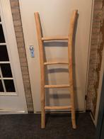 Sier ladder teak hout, Huis en Inrichting, Ophalen, Zo goed als nieuw