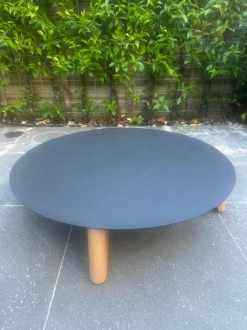 Monte Carlo grote tuinsalontafel van aluminium (D86cm), Tuin en Terras, Tuintafels, Nieuw, Rond, Aluminium, Ophalen of Verzenden