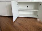 witte dressoir hoogglans kast, Huis en Inrichting, Kasten | Dressoirs, Ophalen, 200 cm of meer, 25 tot 50 cm, Gebruikt