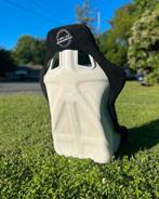 NRG Prisma Ultra Yaba Zwart wit suede Kuipstoel Sportstoel, Auto diversen, Tuning en Styling, Ophalen of Verzenden