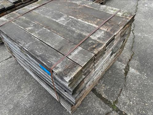 119x hardhouten gladde vlonder planken. 2,8x14,5x 113cm lang, Tuin en Terras, Palen, Balken en Planken, Gebruikt, Planken, Minder dan 180 cm