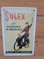reclamebord Solex 20x30 cm repro, Reclamebord, Gebruikt, Ophalen of Verzenden