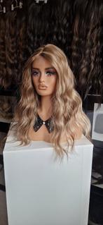 HaarTopper: #13 - Mix bruin en blond - Wavy - 50/55cm, Sieraden, Tassen en Uiterlijk, Uiterlijk | Haarverzorging, Ophalen of Verzenden