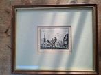 Breukelen Dorpsgezicht - Kunstwerk, Antiek en Kunst, Kunst | Etsen en Gravures, Ophalen of Verzenden