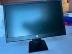 HP VH22 Monitor - Displayport, VGA + VGA>HDMI Adapter, Gebruikt, Full HD, Ophalen of Verzenden, DisplayPort