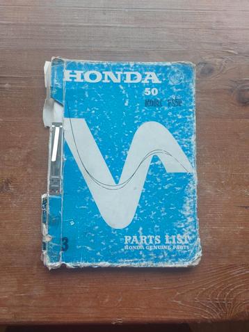 Honda ps50 partslist (little Honda pf50 pc50 novio amigo) beschikbaar voor biedingen