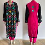 Salwar kameez anarkali churidar saree lengha jurk roze S, Ophalen of Verzenden, Zo goed als nieuw, Roze, Maat 36 (S)