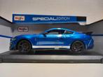 Ford Mustang Shelby GT500 blauw 2020 Maisto metal 1:18 KRD, Hobby en Vrije tijd, Modelauto's | 1:18, Ophalen of Verzenden, Zo goed als nieuw