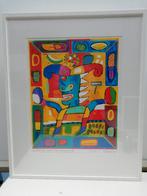 Clemens Briels - Ingelijste zeefdruk: Pineapple man, Ophalen