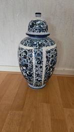 Delfts Blauwe Vaas met Deksel - Puntgaaf!, Antiek en Kunst, Ophalen
