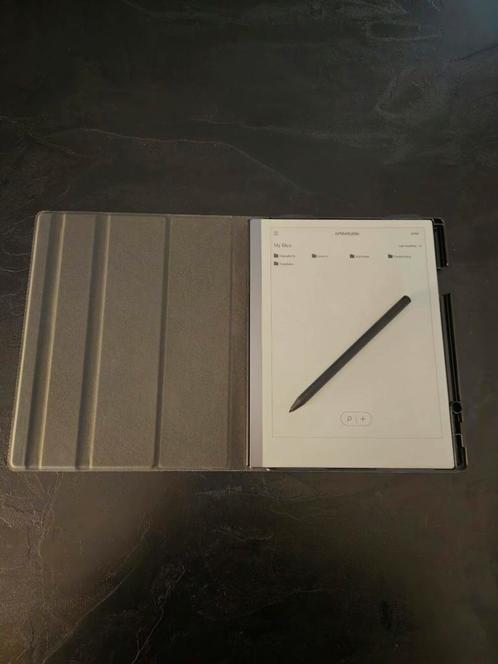 reMarkable 2 + Marker Plus + Zwarte case, Computers en Software, Tekentablets, Zo goed als nieuw, Draadloos, Ophalen of Verzenden