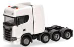 Scania CS 20 HD 4a. (8x4) zwaartransport, wit, Ophalen of Verzenden, Nieuw, Bus of Vrachtwagen, Herpa