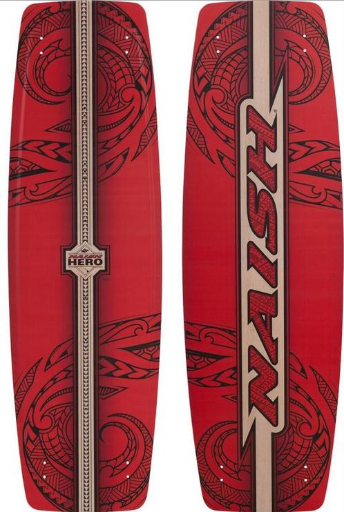 NAISH HERO 140x43 kiteboard s26, Watersport en Boten, Kitesurfen, Zo goed als nieuw, Kiteboard, Twintip, Ophalen of Verzenden