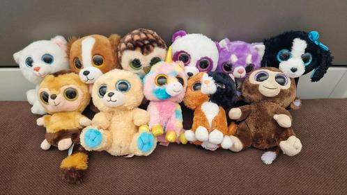 TY Beanie Boo knuffels 11 stuks 15 cm hoog, Kinderen en Baby's, Speelgoed | Knuffels en Pluche, Zo goed als nieuw, Overige typen