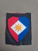 Mouwembleem kmar 1ste legerkorps (zwarte ondergrond), Ophalen of Verzenden, Landmacht, Nederland, Embleem of Badge